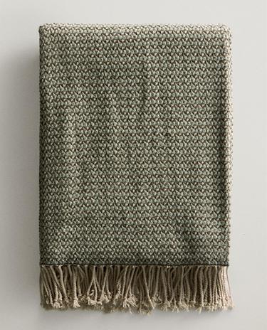 GEOMETRIC CHENILLE THROW