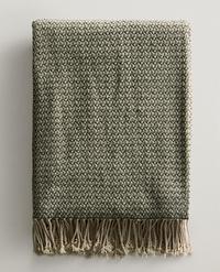 COUVERTURE CHENILLE GÉOMÉTRIQUE
