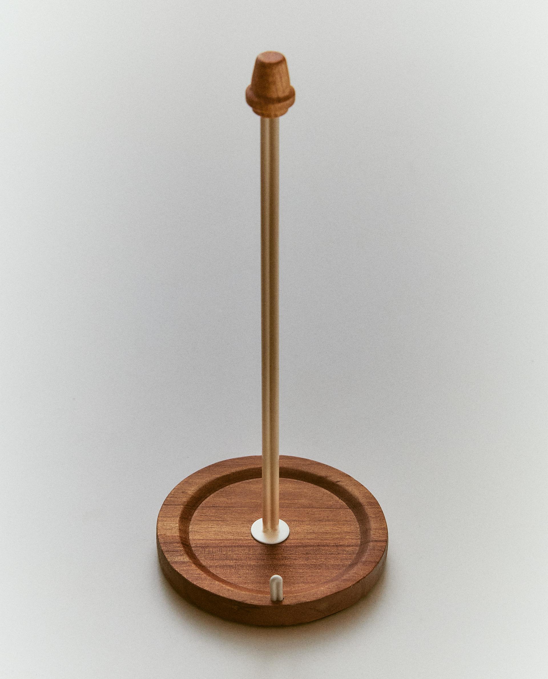 PORTARROLLO HIERRO MADERA