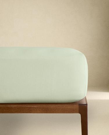 (140 GSM) WASHED LINEN FITTED SHEET