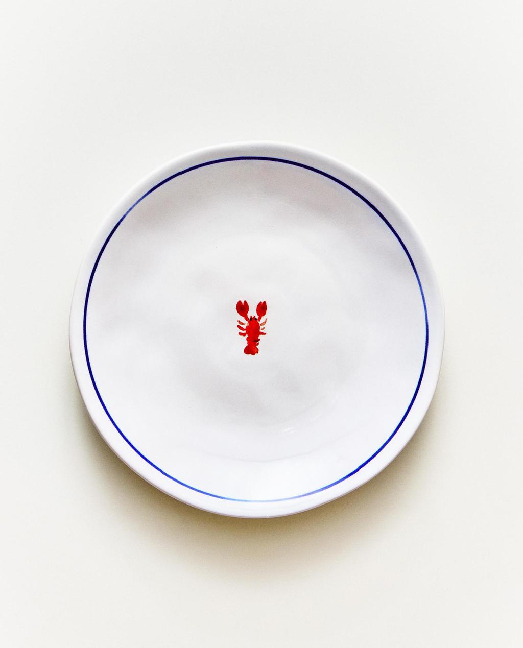 PLATO PAN GRES ANIMAL MARINO