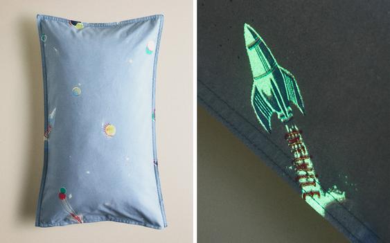 FUNDA ALMOHADA INFANTIL ESPACIO
