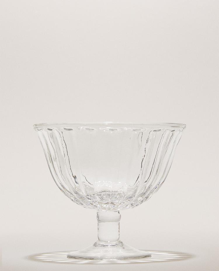 STRIPED GLASS DESSERT GLASS