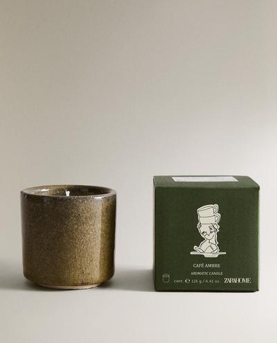(125 G) CAFÉ AMBRE SCENTED CANDLE