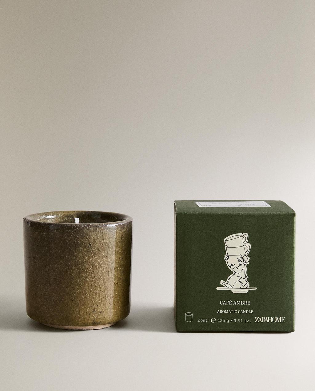 (125 غ) شمعة عطرية برائحة CAFÉ AMBRE