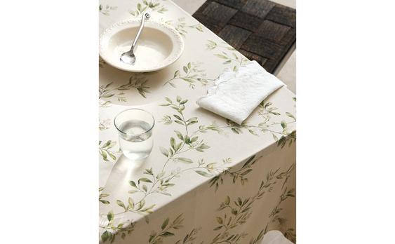 NAPPE IMPRIMÉ BRANCHAGES ET FLEURS