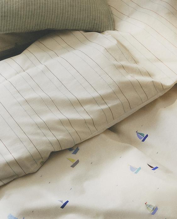 COUETTE ENFANT COTON BATEAUX