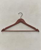 PACK DE 2 CINTRES POUR CHEMISE FINITION BOIS