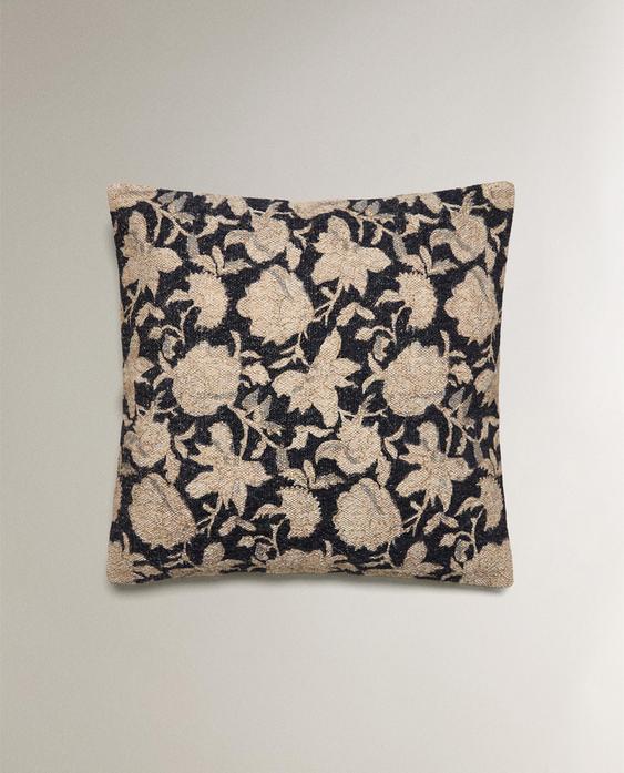 FLORAL PRINT CUSHION COVER