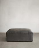 POUF LIN DÉLAVÉ