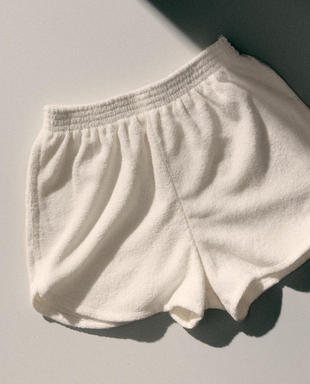 COTTON TERRY BEACH SHORTS