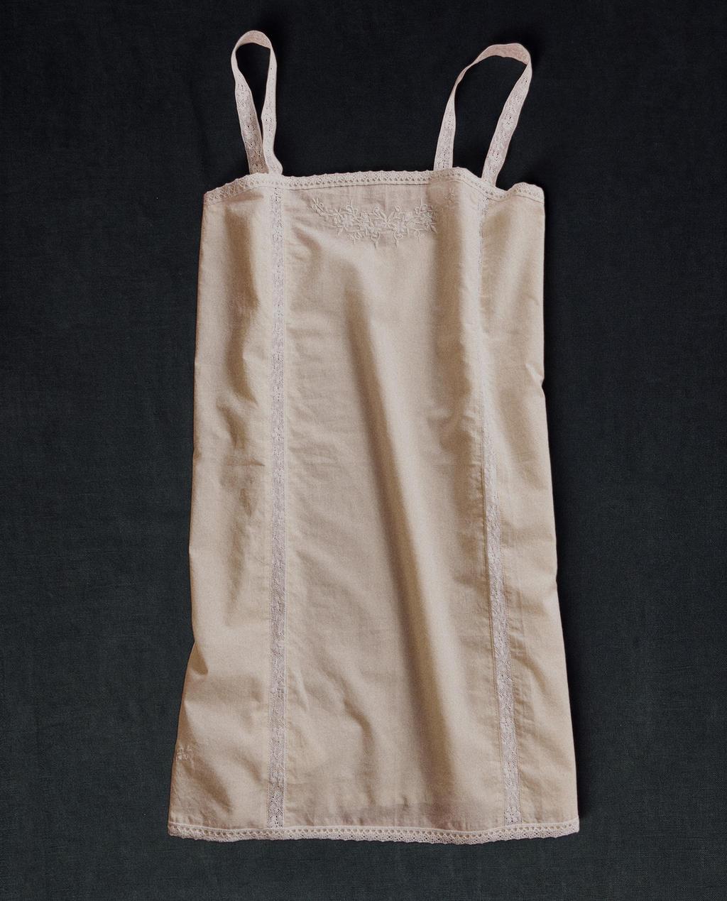 CAMISA DE DORMIR ALGODÃO BORDADO RENDA