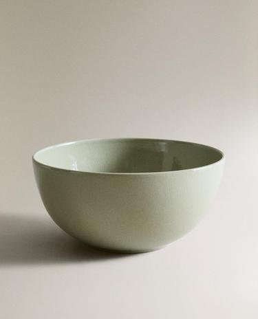 ENAMELLED STONEWARE SALAD BOWL