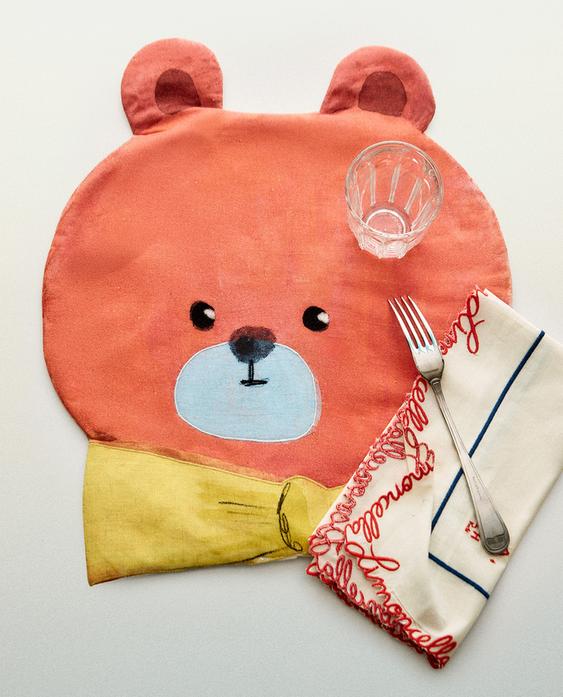 KIDS' BEAR PLACEMAT X THE ANIMALS OBSERVATORY