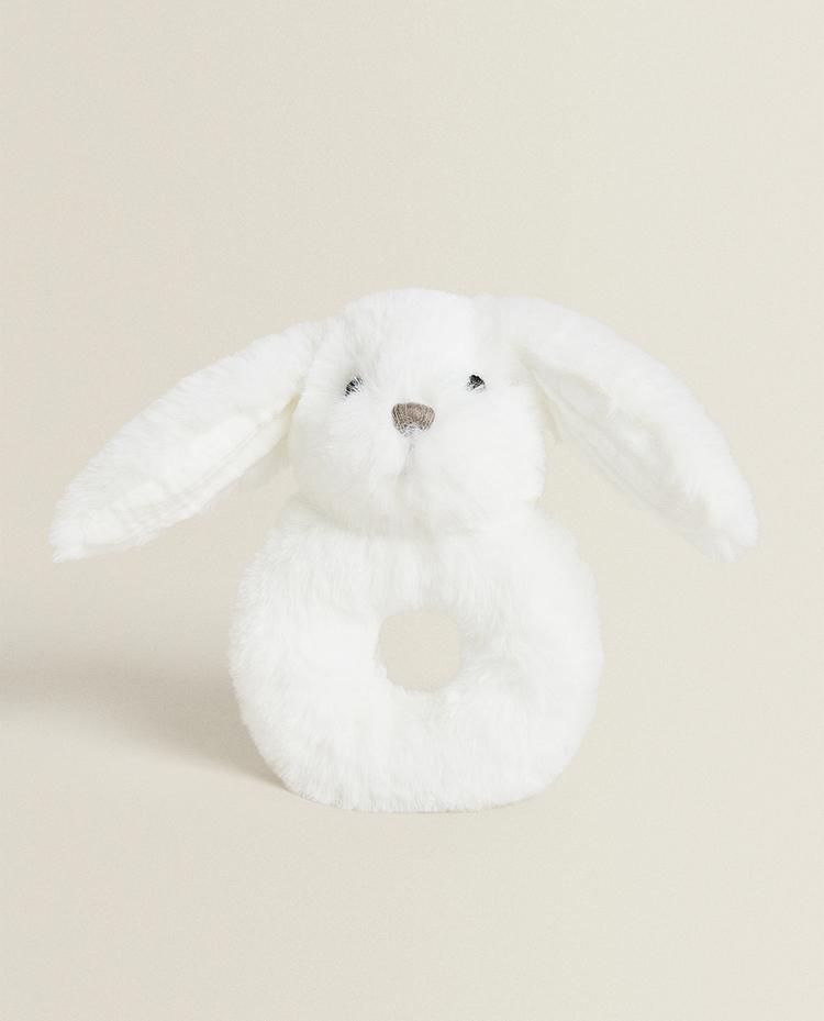 PELUCHE BEBÉ SONAJERO CONEJO