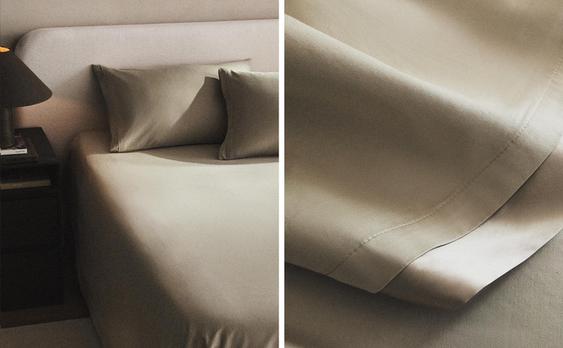 SATEEN DUVET COVER WITH SILK BORDER (300 THREAD COUNT)