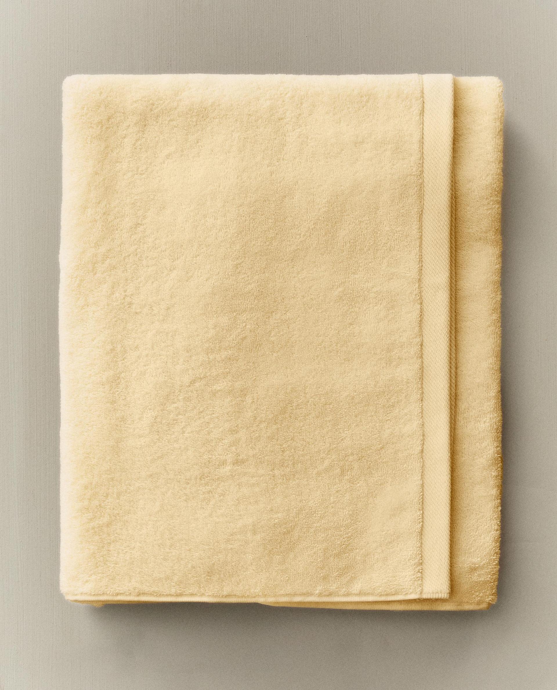PLAIN COTTON TERRY BATH TOWEL (500 GXM²)