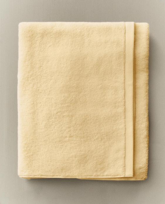 PLAIN COTTON TERRY BATH TOWEL (500 GXM²)