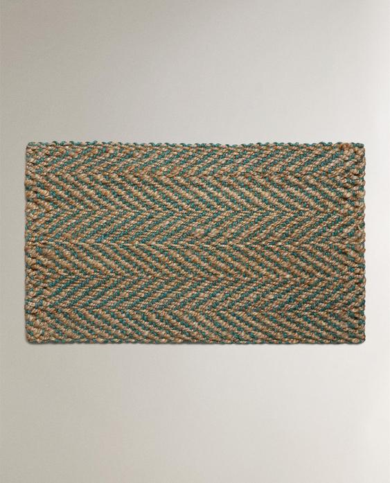 HERRINGBONE JUTE DOORMAT