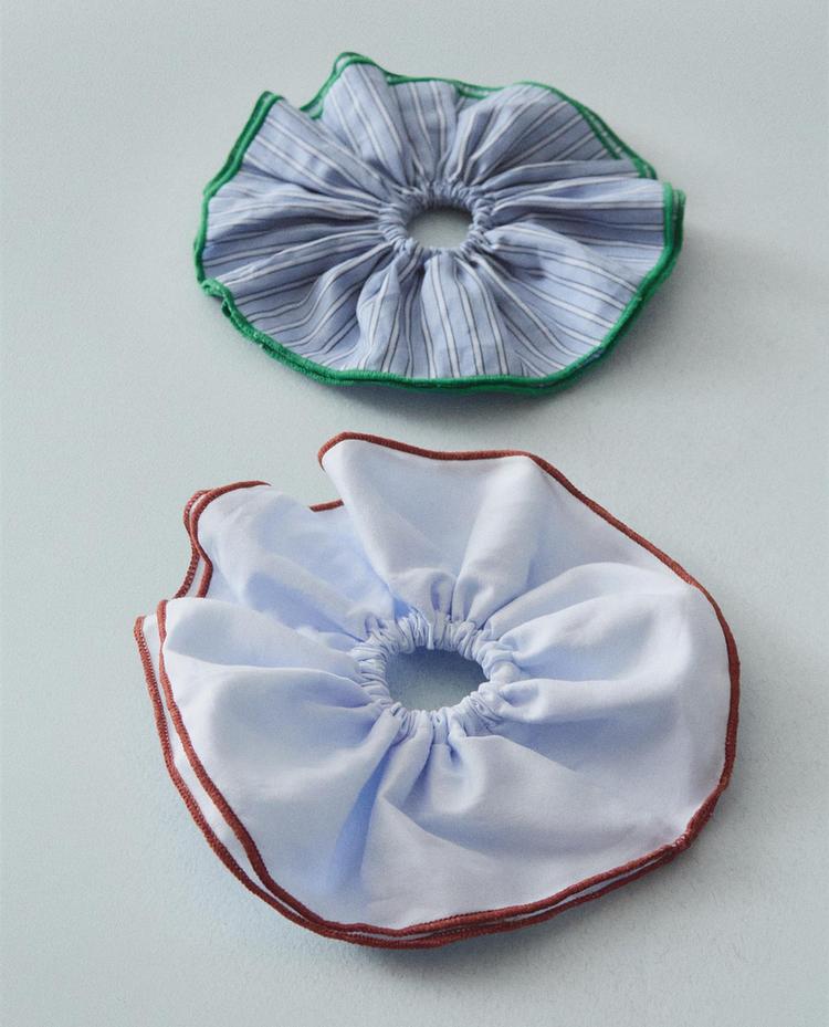 LOT DE 2 CHOUCHOUS RAYÉS ENFANT