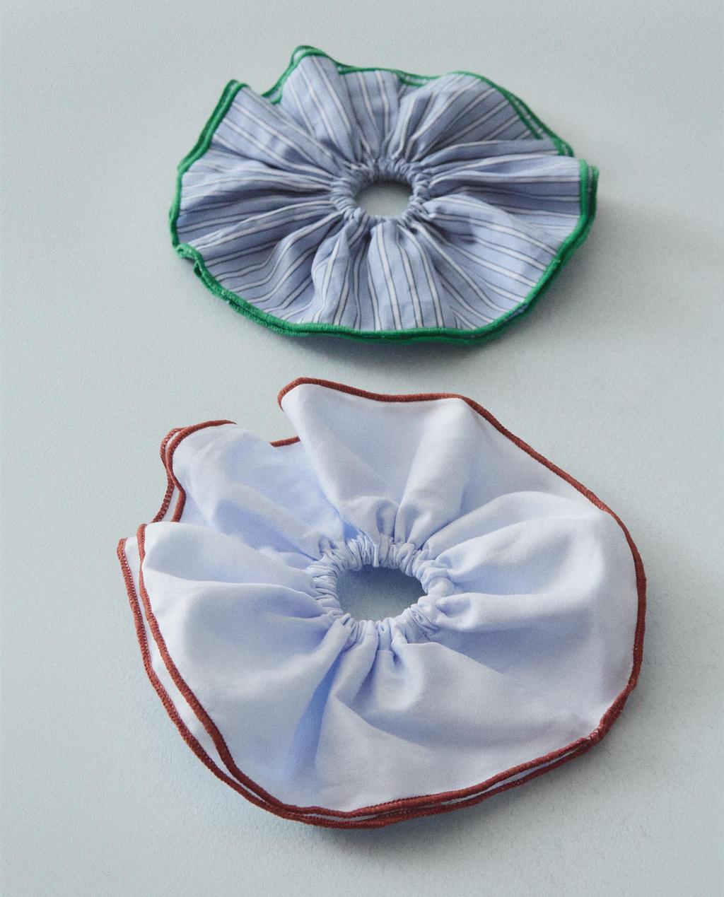 PACK OF CHILDREN'S STRIPED SCRUNCHIES (PACK OF 2)