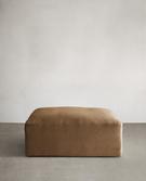 POUF LIN DÉLAVÉ