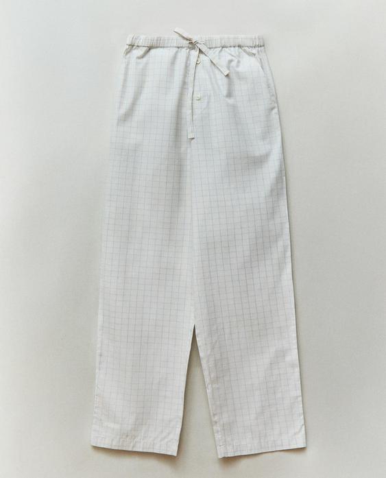 PANTALON À CARREAUX