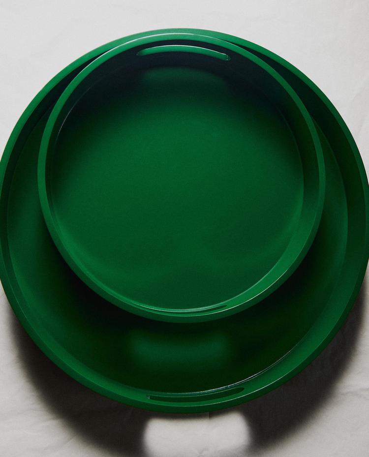 PLATEAU ROND LAQUÉ