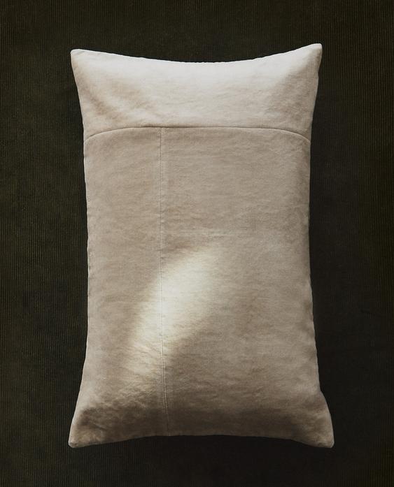 WASHED VELVET CUSHION COVER