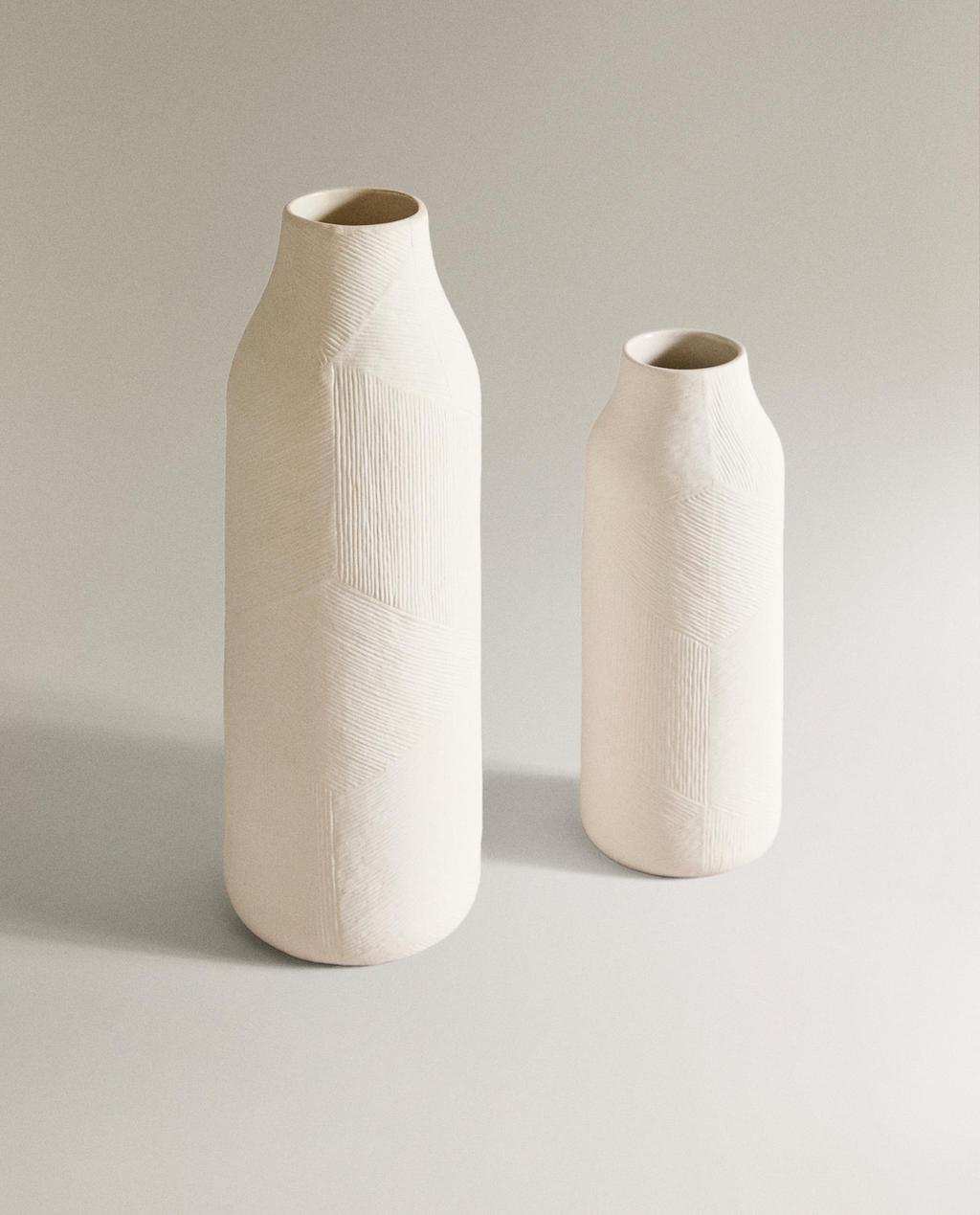 VASE CÉRAMIQUE TEXTURÉE