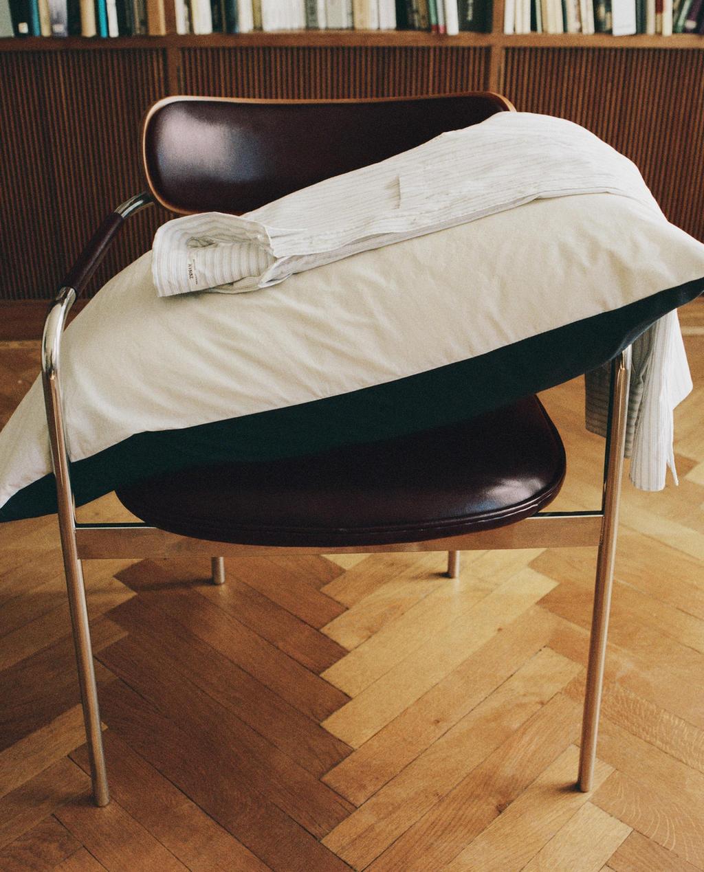CHAIR, SHIRT AND PILLOW