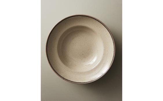 STONEWARE PASTA PLATE