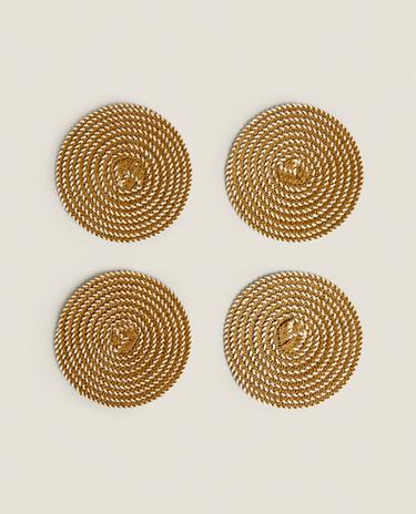 PACK PORTAVASOS PAPEL (PACK DE 4)