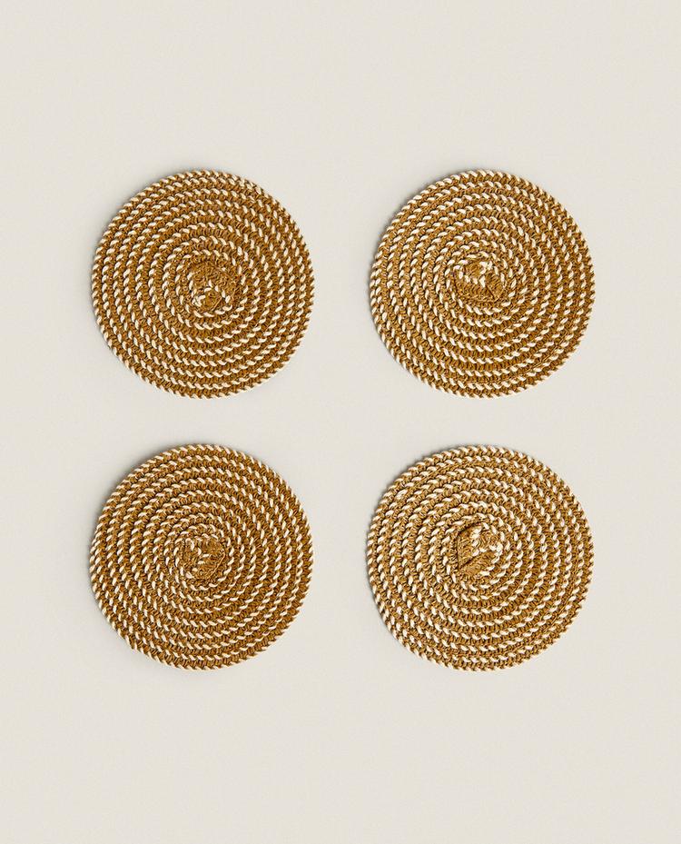 PACK OF PAPER COASTERS (PACK OF 4)