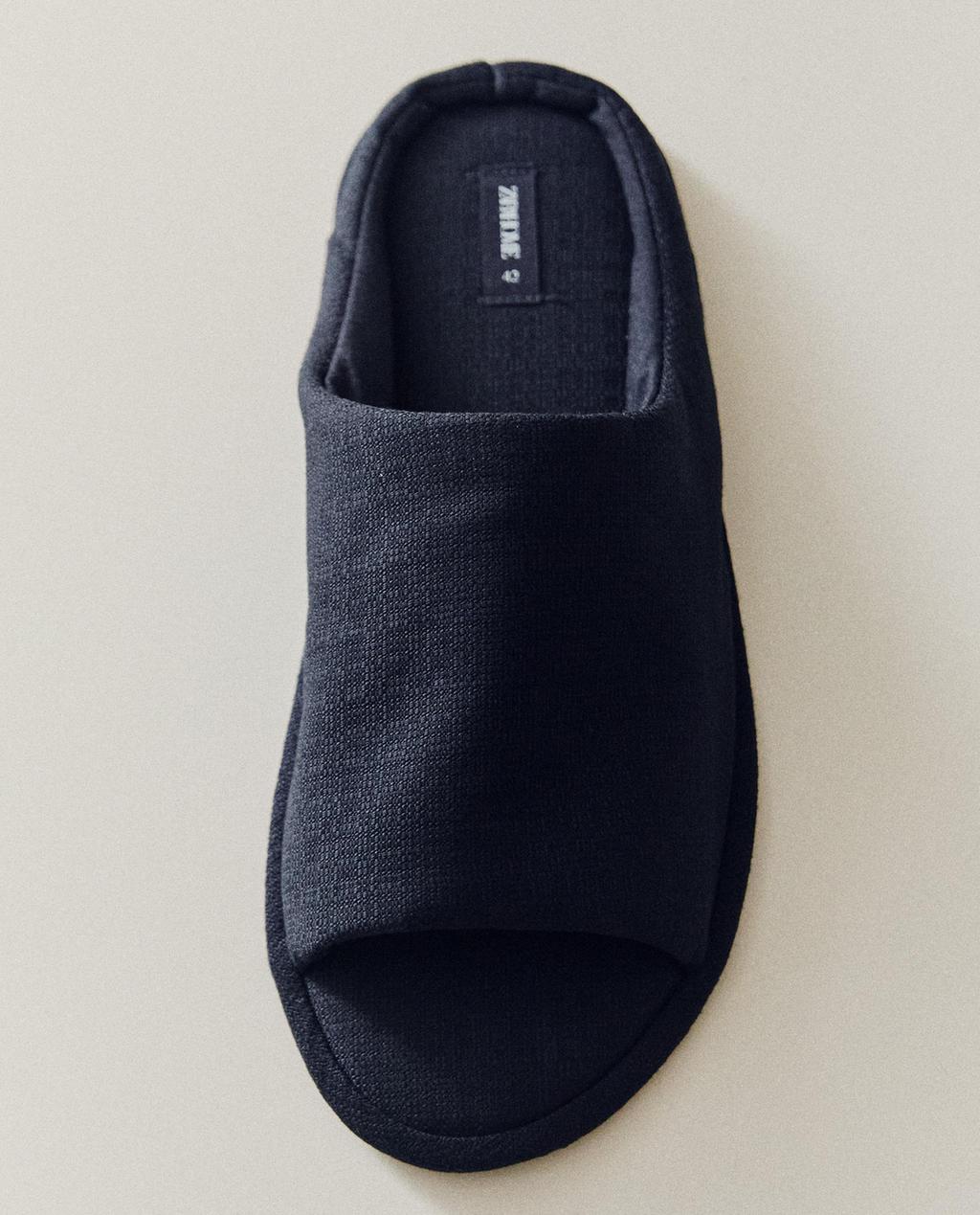 OPEN FABRIC SLIPPERS
