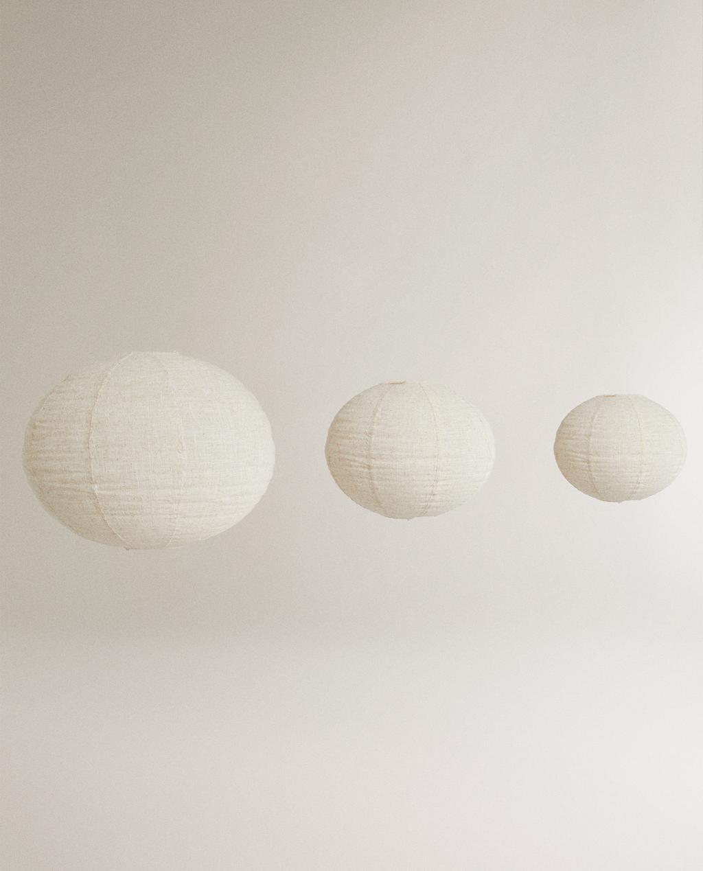 LINEN CEILING LAMP SHADE