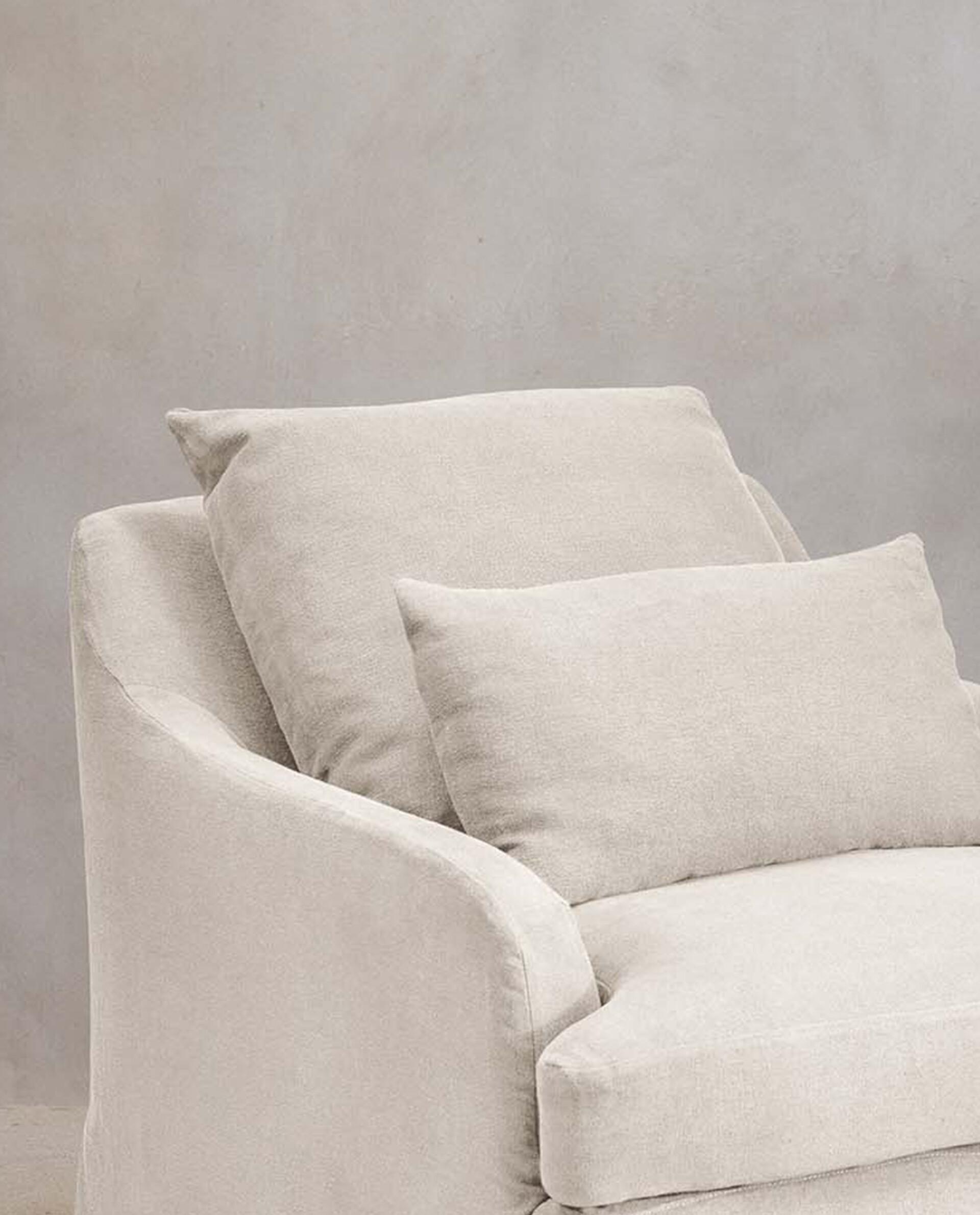 ザラホーム　リネンアームチェア　ホワイト リネン アームチェア | Zara Home 日本/Japan