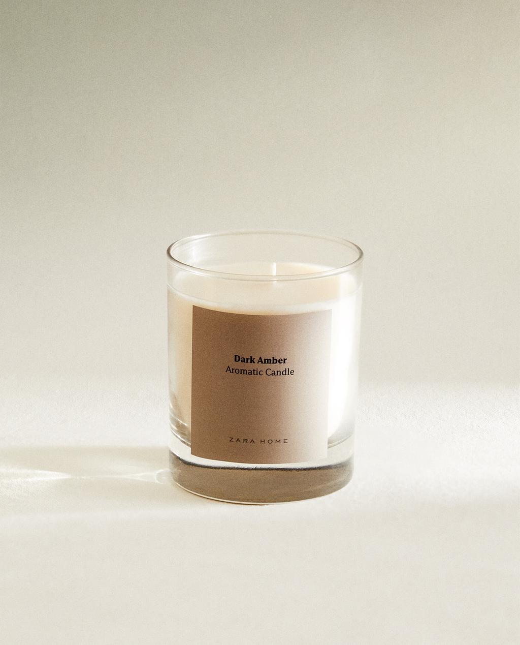 (200 G) DARK AMBER SCENTED CANDLE