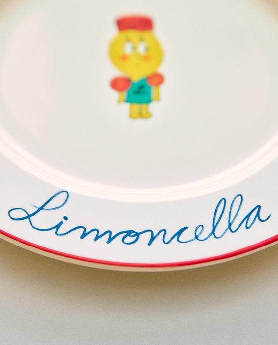 KIDS' X THE ANIMALS OBSERVATORY PORCELAIN PLATE