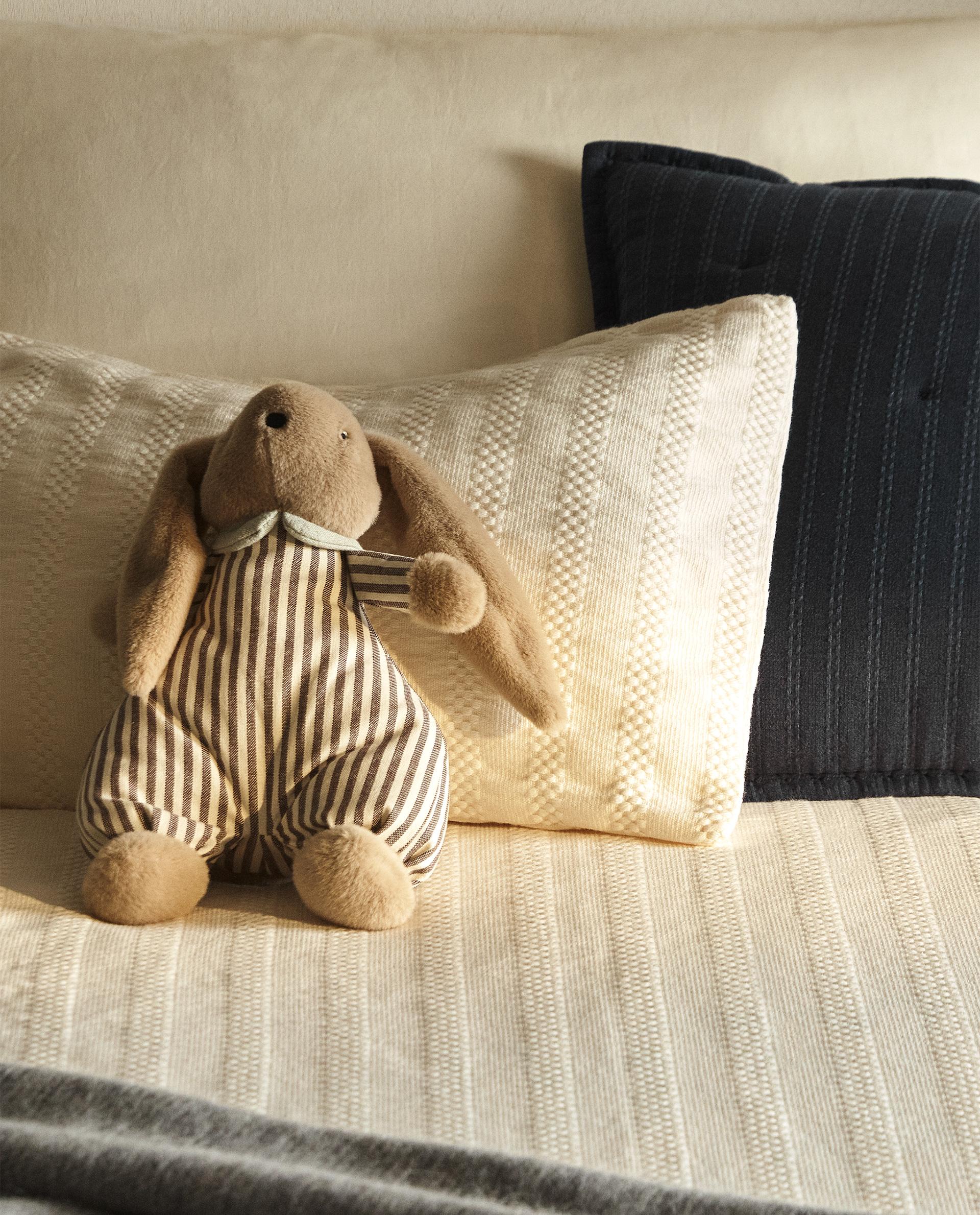 COUVRE-LIT ENFANT TEXTURE RAYURES