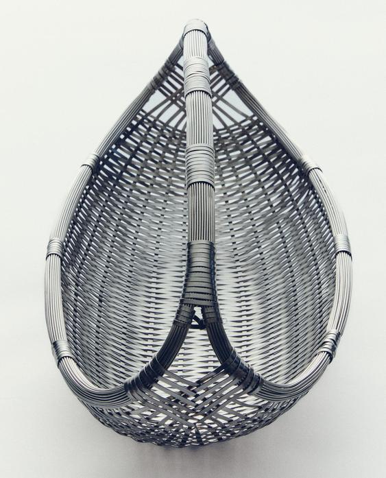 PANIER BAS MÉTALLIQUE TRESSÉ I COLIN KING
