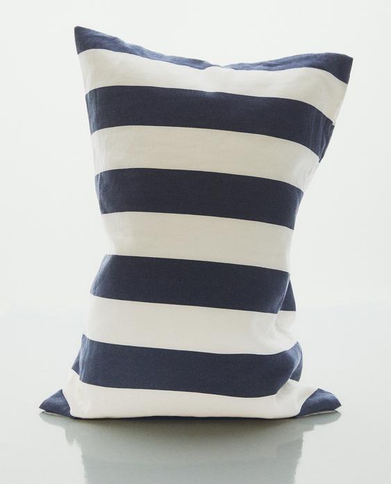 WIDE STRIPE CUSHION COVER