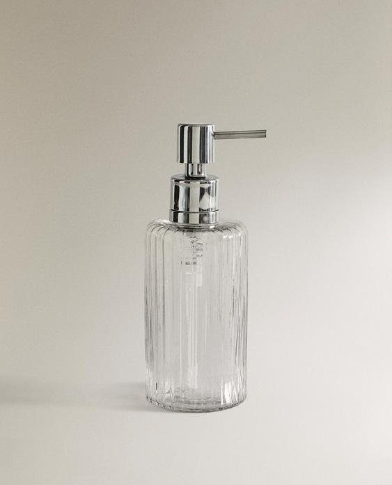 浮雕金屬玻璃皂液器