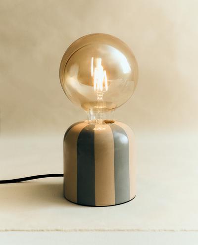 LAMPE DE TABLE CÉRAMIQUE AVEC AMPOULE