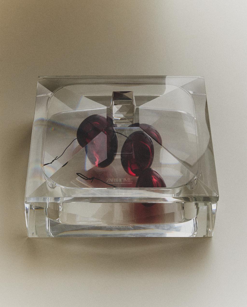 GLASS JEWELLERY BOX