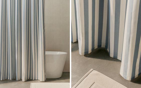 STRIPED SHOWER CURTAIN