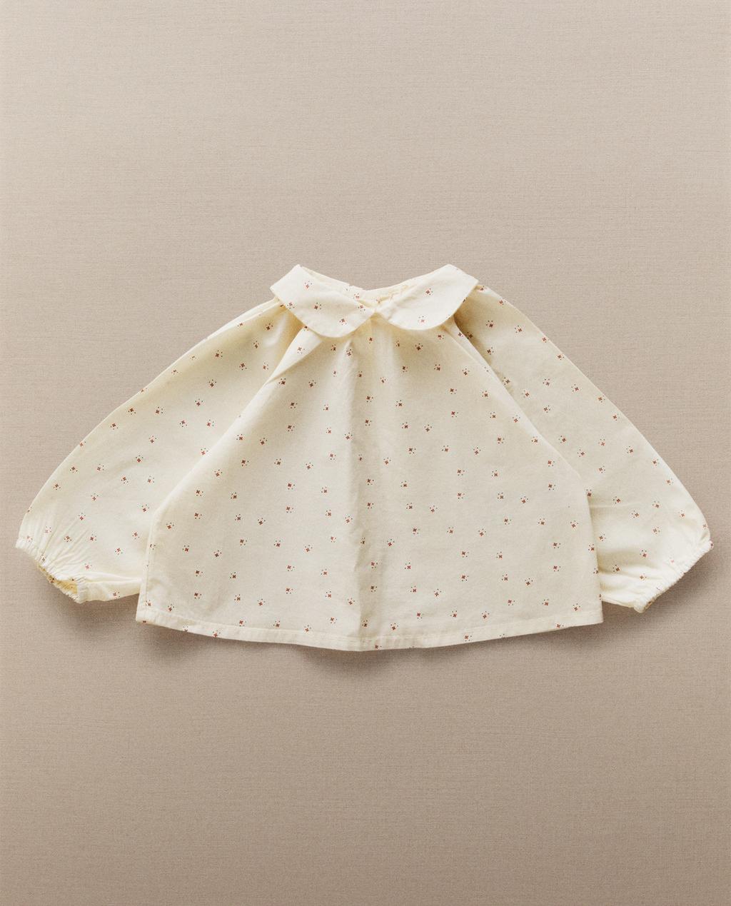 CAMISA DE BEBÊ COM MINIFLOR