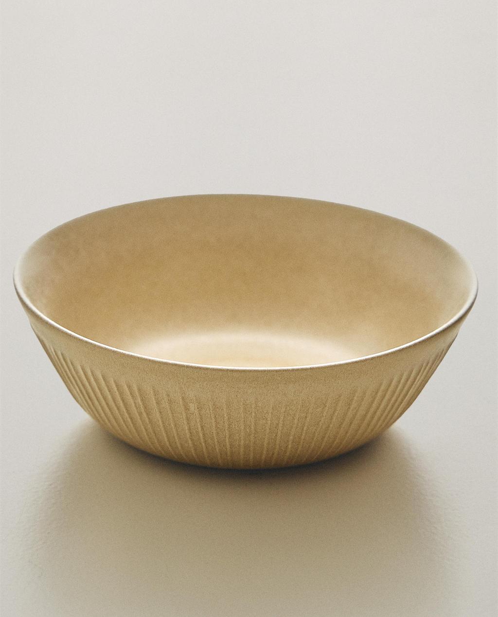 SCORED STONEWARE BOWL