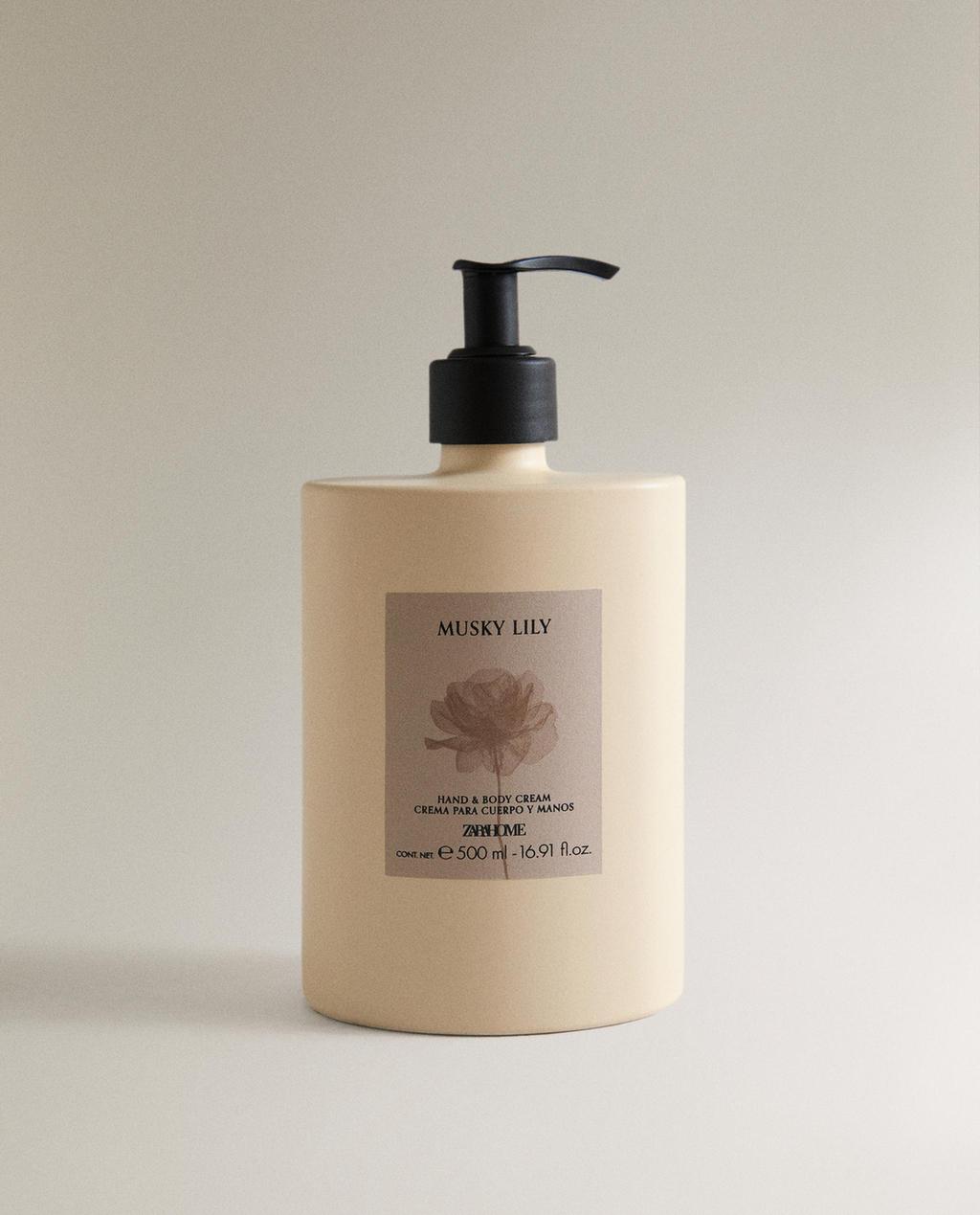 (500 ML) CREMA MANI E CORPO MUSKY LILY