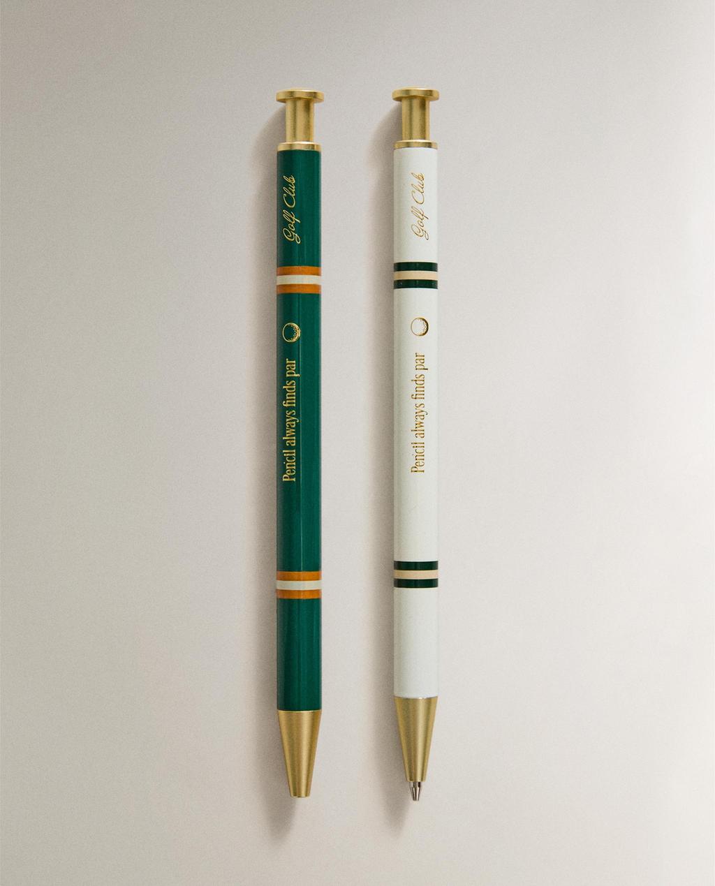 GOLFPEN EN VULPOTLOOD SET (SET VAN 2)